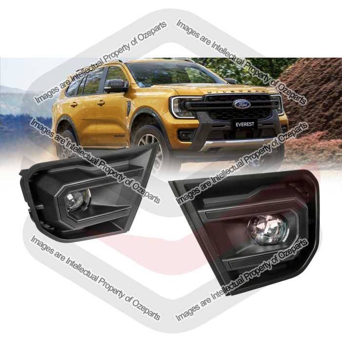 Fog Lamp KIT (Black) - Wildtrak