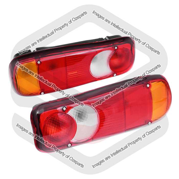 Tail Light AM (Cab Chassis / Motor Home) - No License Plate Light (SET LH+RH)